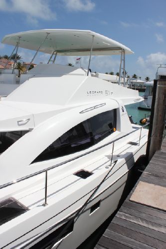 Used Power Catamaran for Sale 2014 Leopard 51PC Boat Highlights